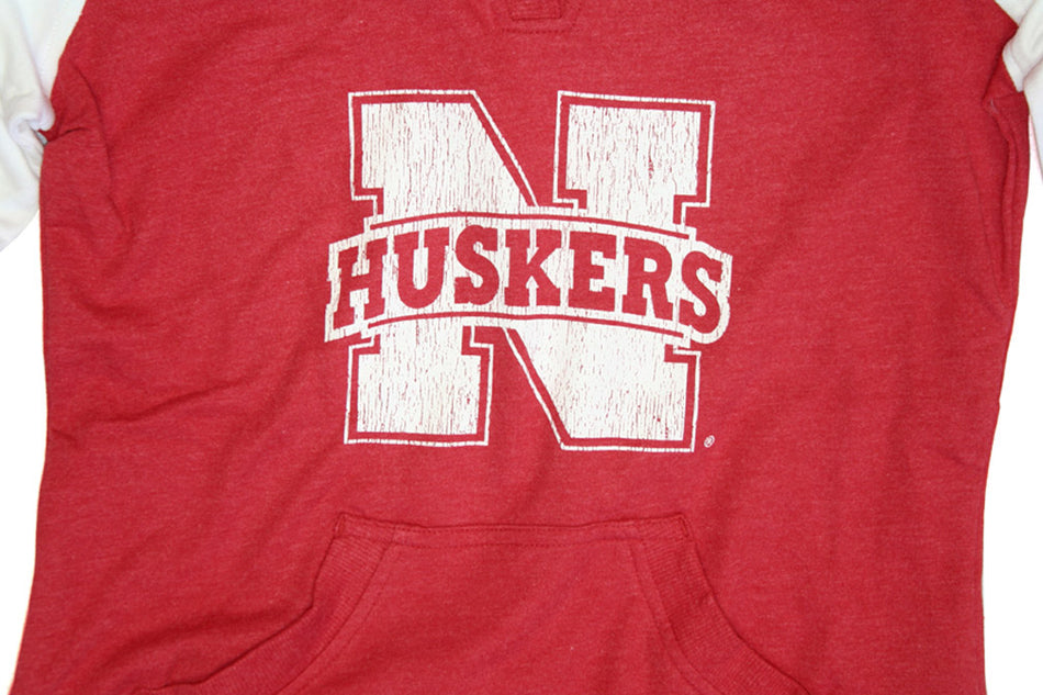 Ladies Columbia Red/White Hoody