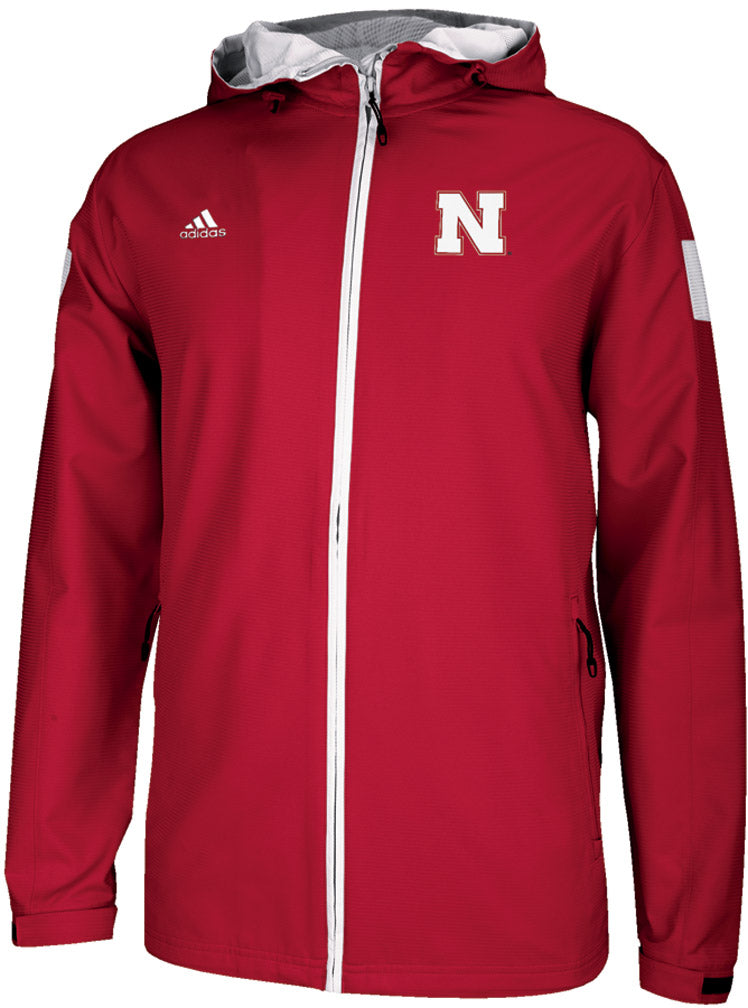 Adidas Red Sideline Full Zip Jacket