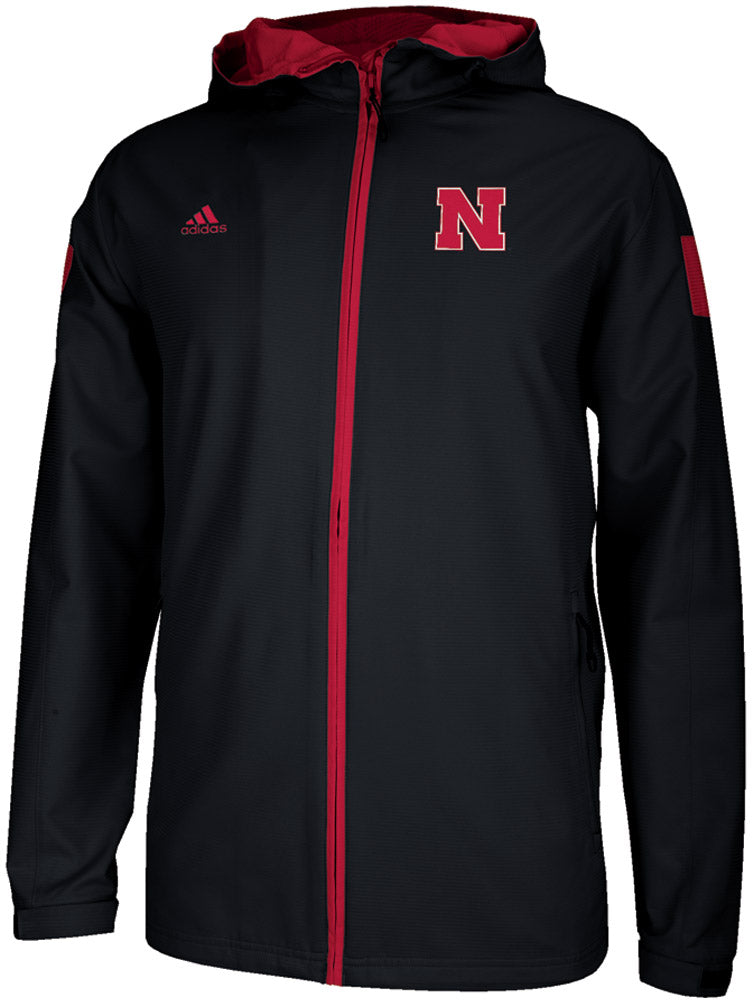 Adidas Black Sideline Full Zip Jacket