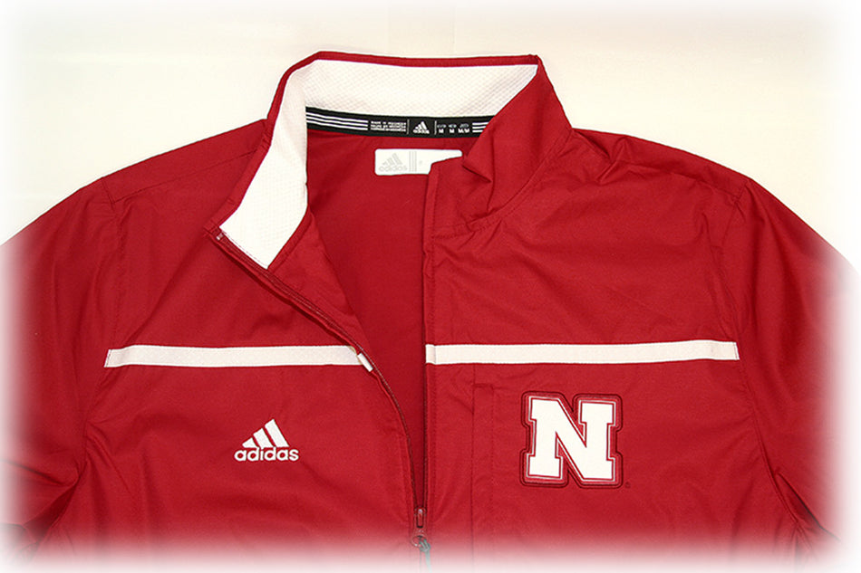 Adidas Full Zip Huskers Sideline Jacket