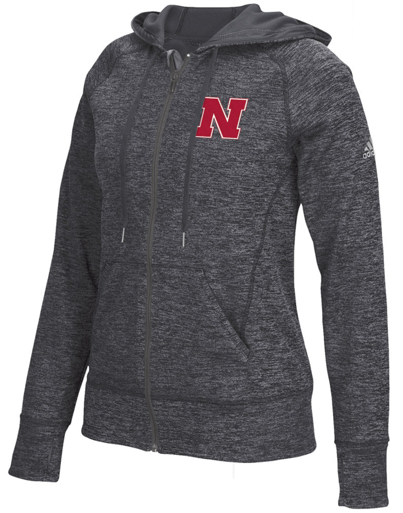 Adidas Ladies Full Zip Tech Fleece w/ Emroidered N