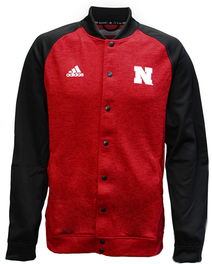 Adidas Go Big Red Sideline Button Up Jacket