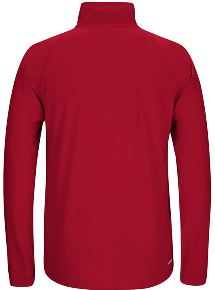 Adidas Red Qtr Zip N Logo