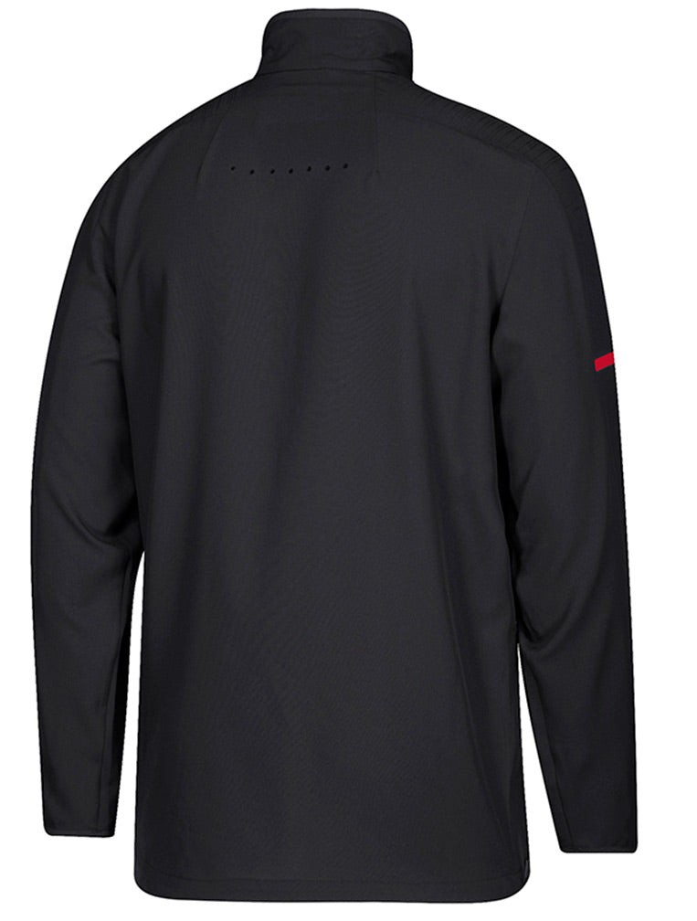 Adidas 2018 Nebraska Coaches Quarter Zip - Black