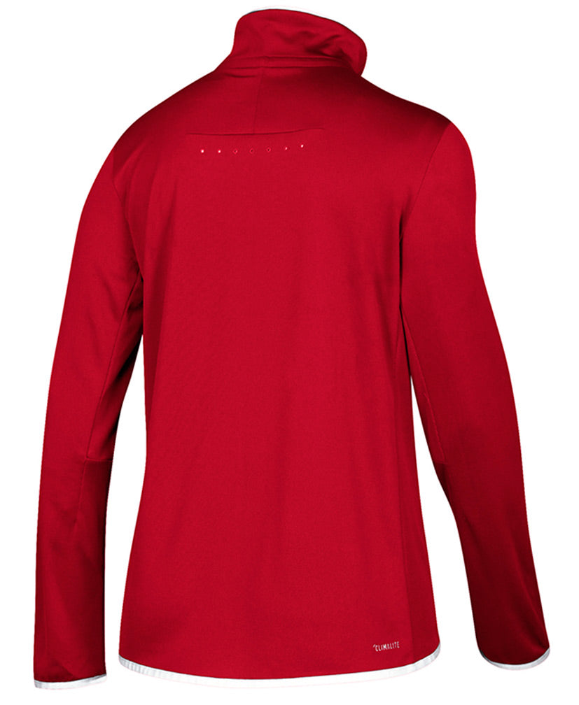 Adidas Husker Ladies Iconic Quarter Zip - Red
