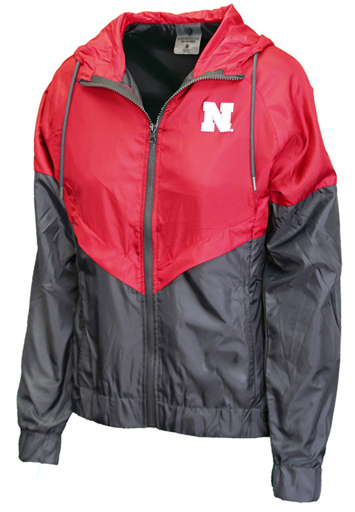 Nebraska Womens Duo Tone Windbreaker