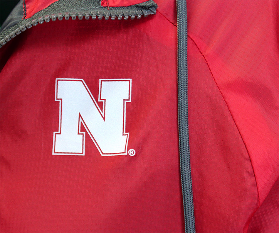 Nebraska Womens Duo Tone Windbreaker