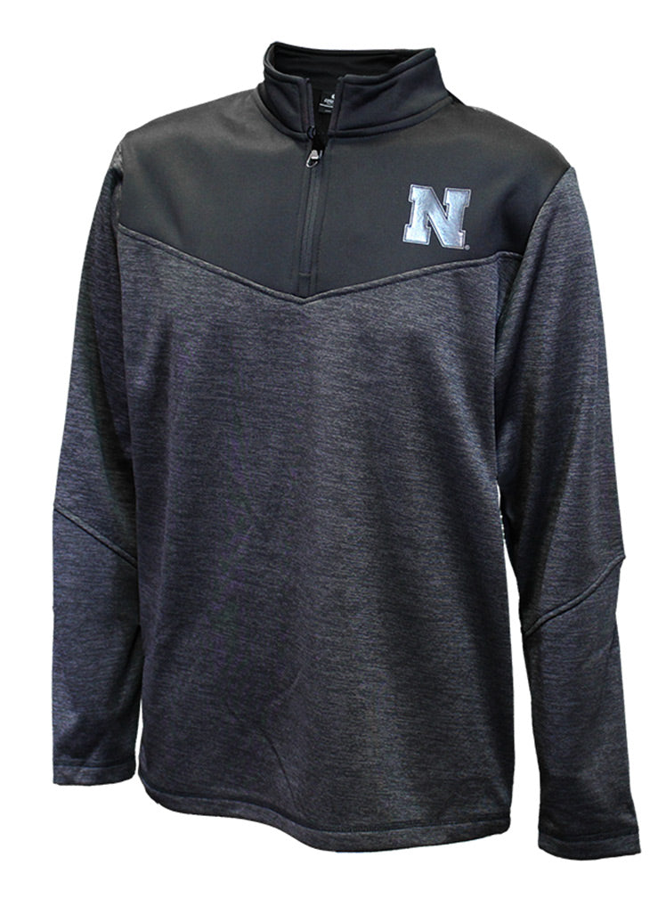 Nebraska Quarter Zip Blackout Jacket
