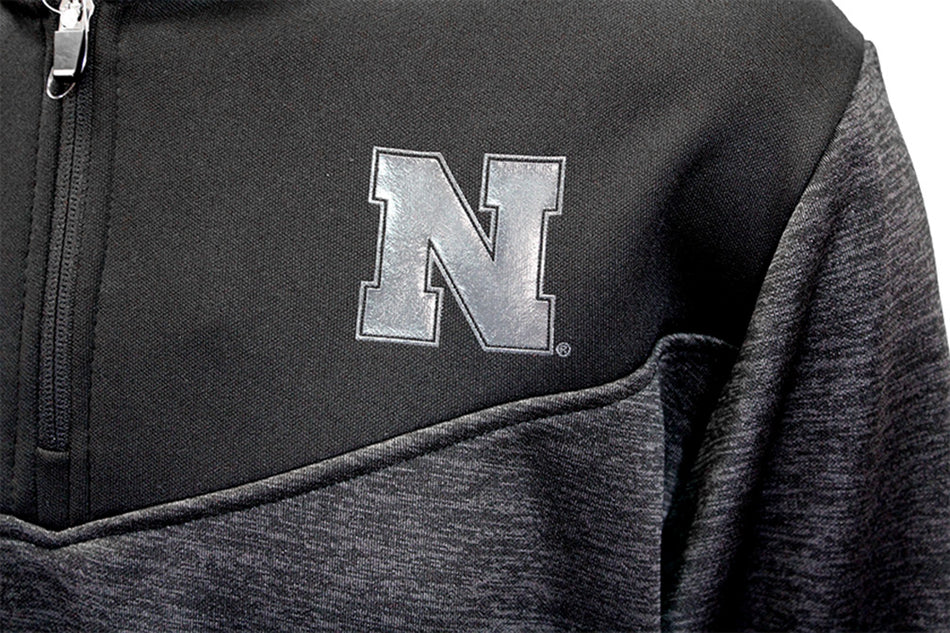 Nebraska Quarter Zip Blackout Jacket