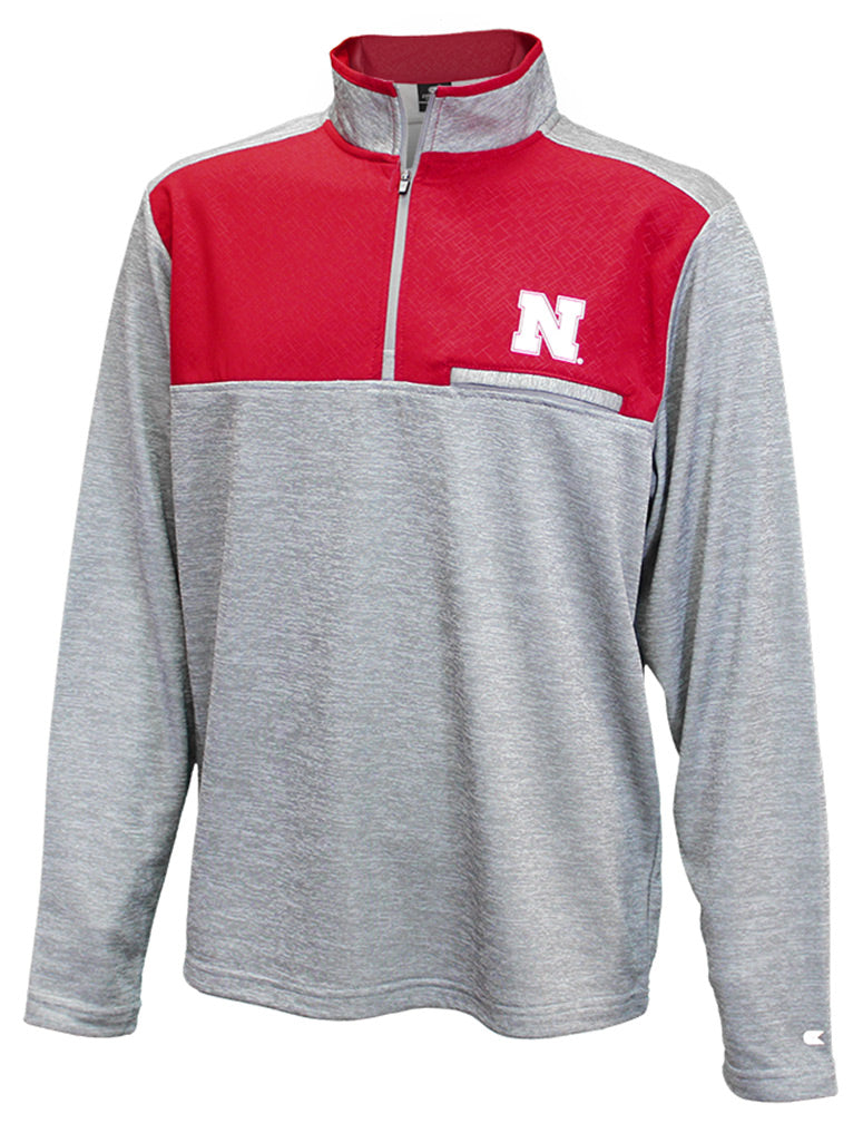 Nebraska Quarter Zip Alligator Jacket