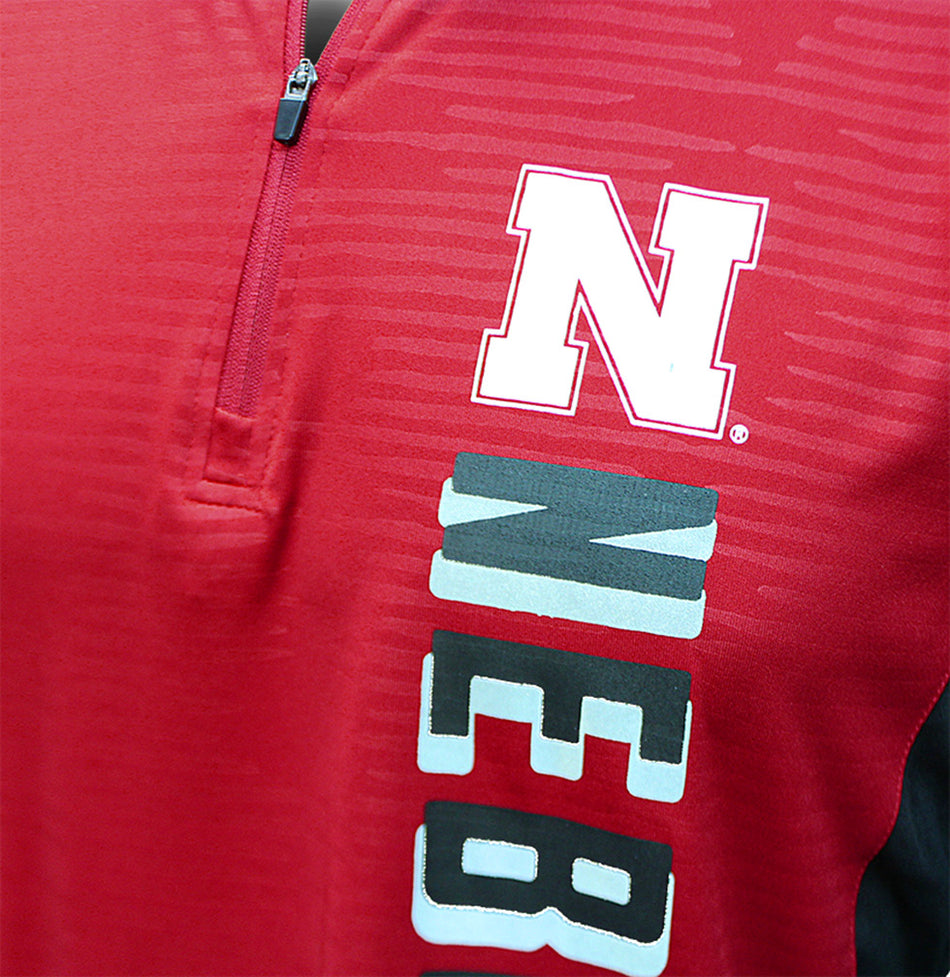 Nebraska Rooskie Quarter Zip Windshirt