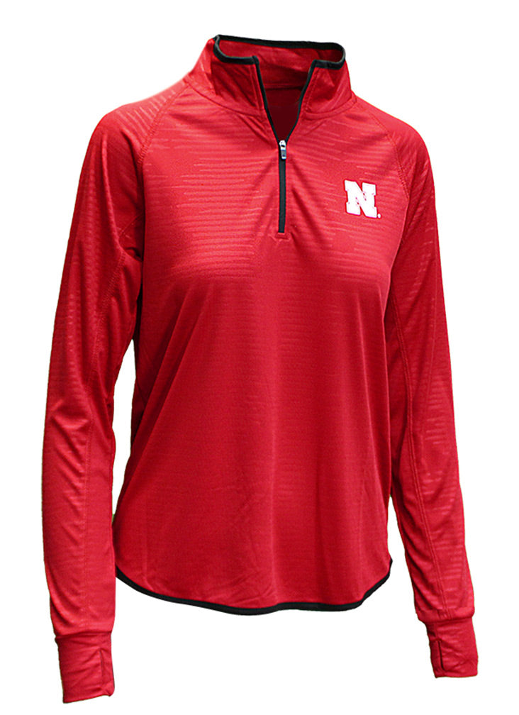 Womens Husker Soulmate Quarter Zip Pullover