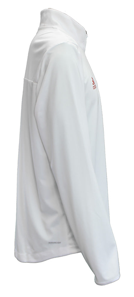 Adidas Nebraska Knit UTL Quarter Zip - White