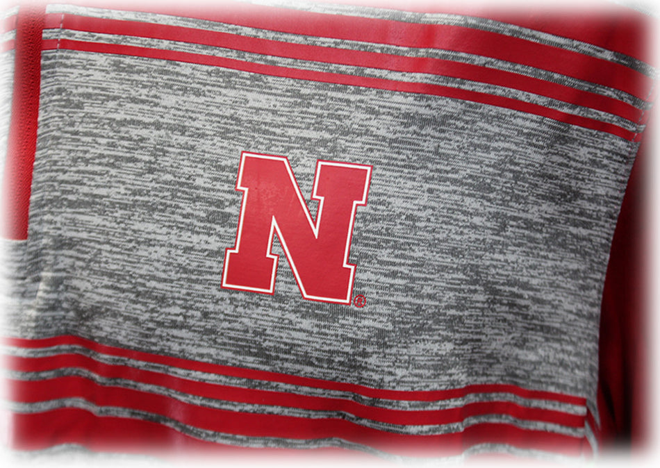 Nebraska Tuxedo Night Stripe Quarter Zip