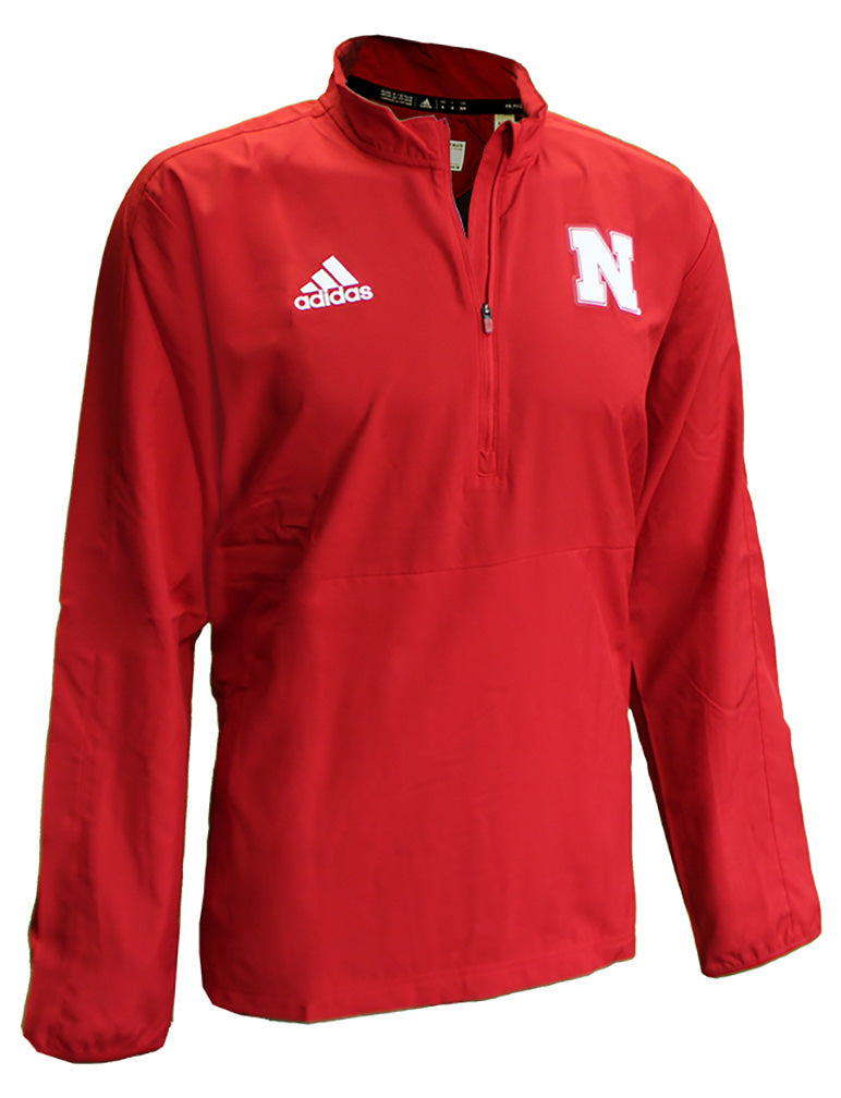 Adidas 2021 Official Huskers Football Sideline QTR Zip