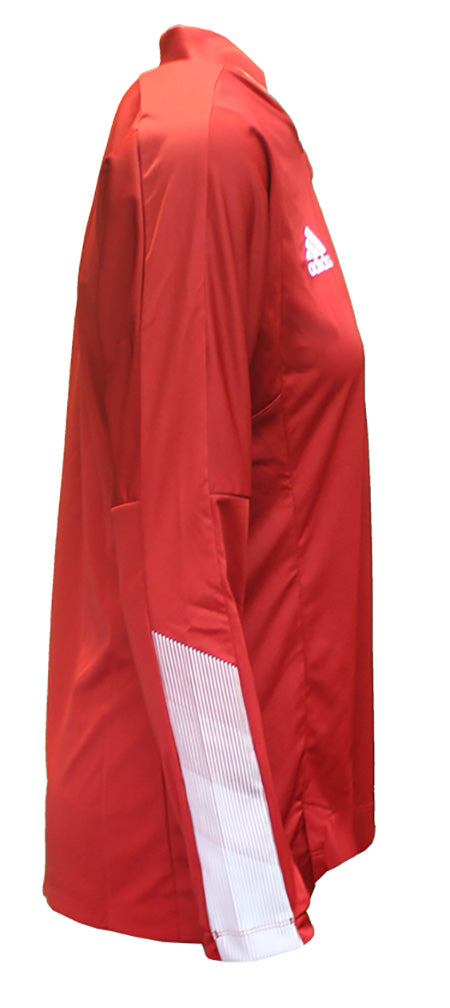 Adidas Womens Huskers Knit 1/4 Zip - Red
