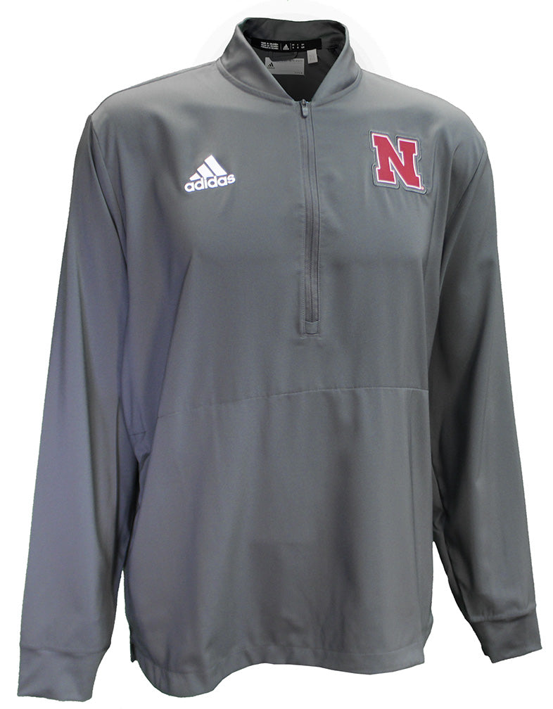 Adidas Under The Lights Huskers Quarter Zip - Grey