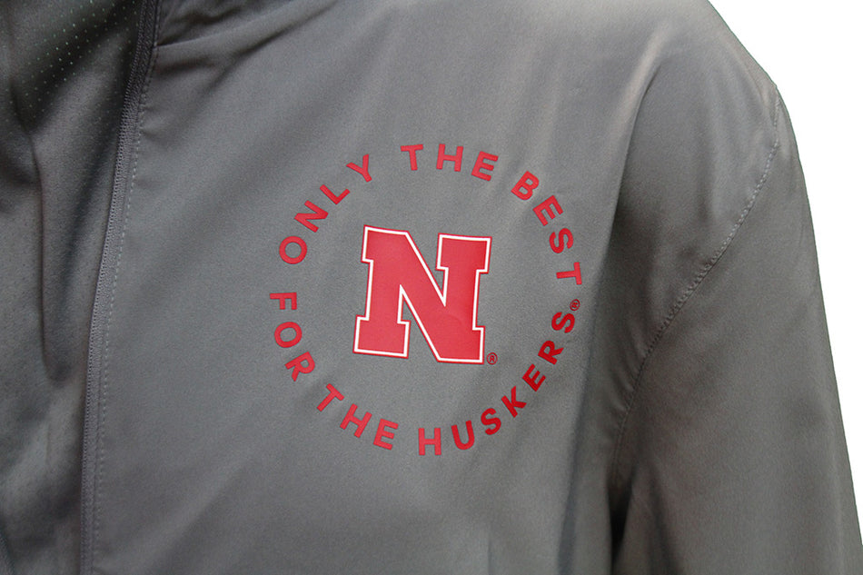 Adidas Best Huskers Stadium Woven Quarter Zip