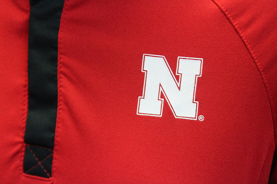 Womens Nebraska Kingpin Quarter Snap Jacket