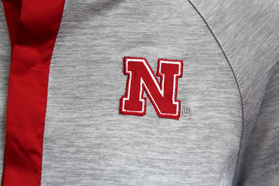 Womens Nebraska Quarter Snap Windshirt