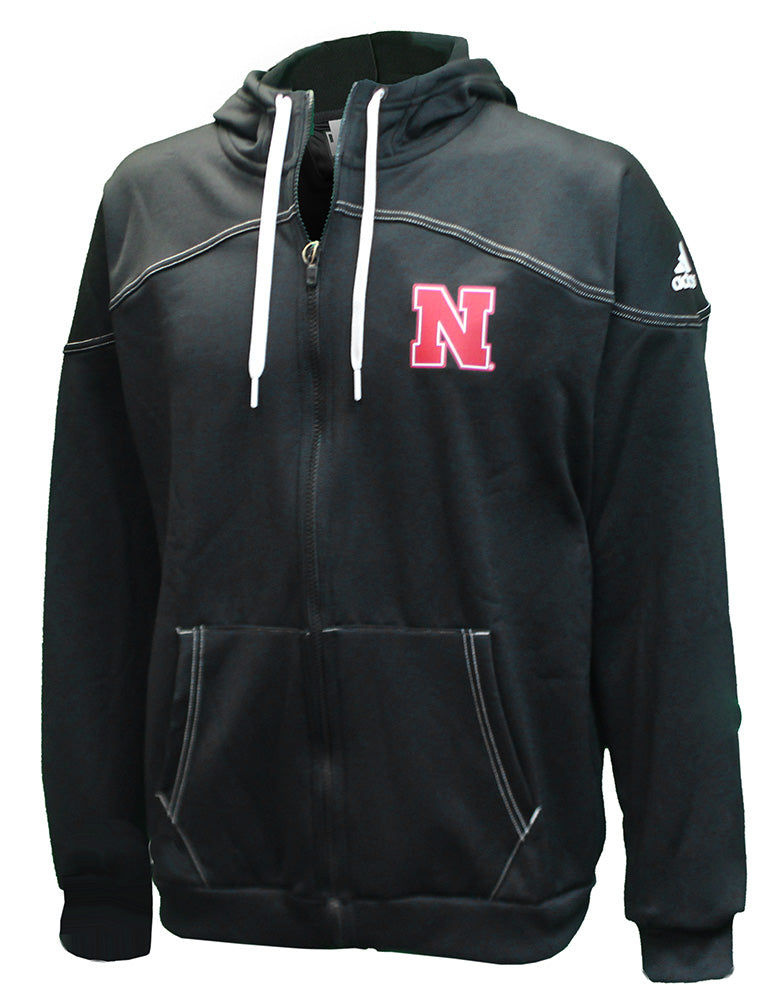 Adidas Huskers Jolly Roger Full Zip Hoodie