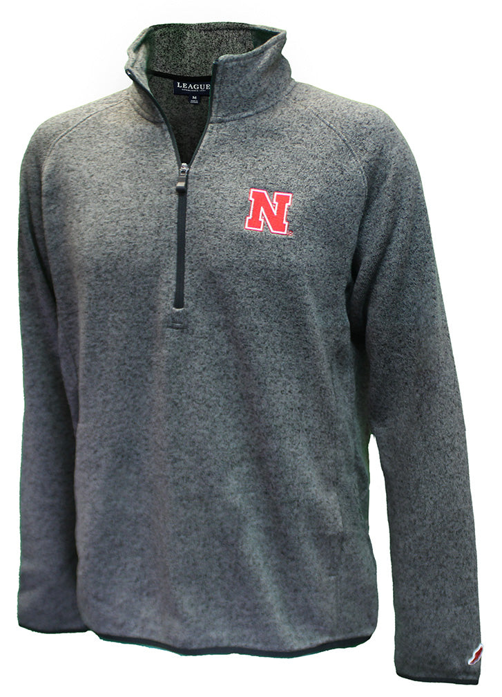 Nebraska Saranac Quarter Zip Sweater