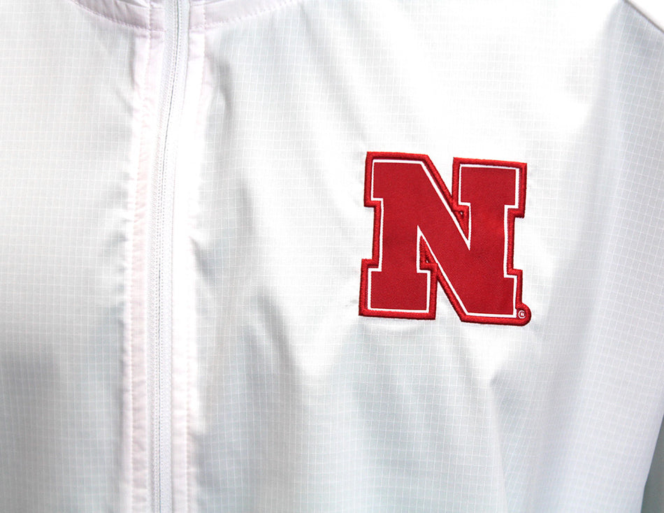 Adidas Nebraska Woven Quarter Zip LS Jacket