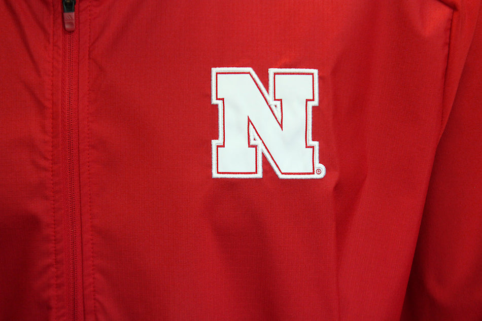 Adidas Nebraska Woven Quarter Zip Home Game Jacket