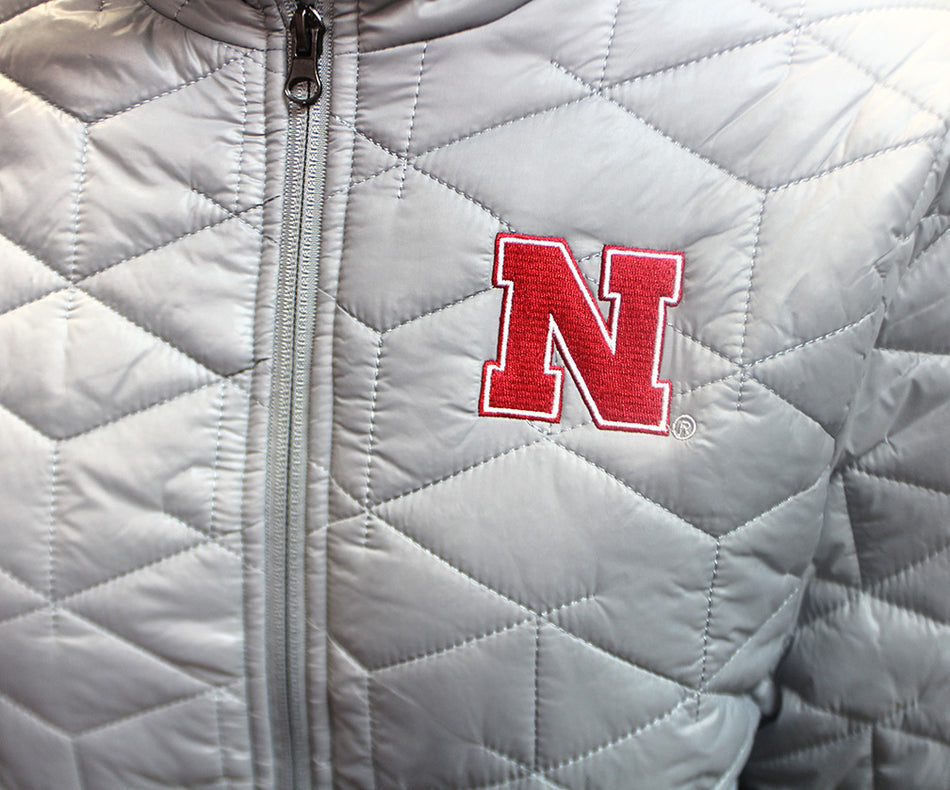 Womens Nebraska Huskers Gracie Puffer Jacket