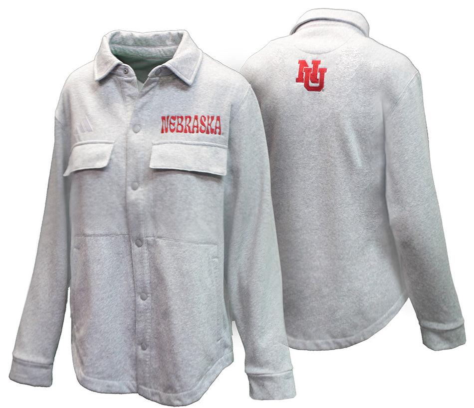 Adidas Ladies Nebraska Unitefit Fashion Shacket