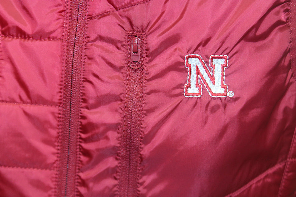 Womens Nebraska Quilted Puffer Vest