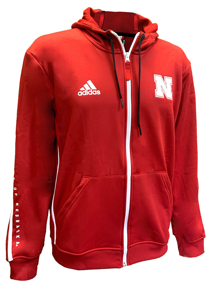 Adidas 2024 University Of Nebraska Sideline Athletic Knit Jacket