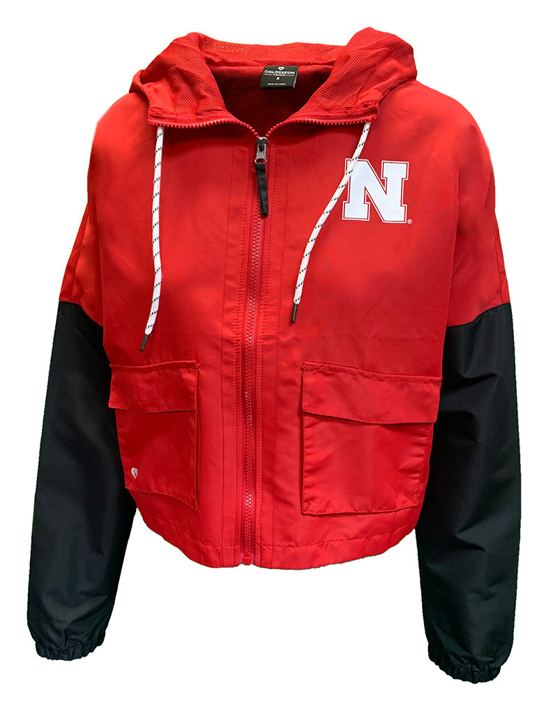 Womens Nebraska Rafi FZ Hooded Jacket