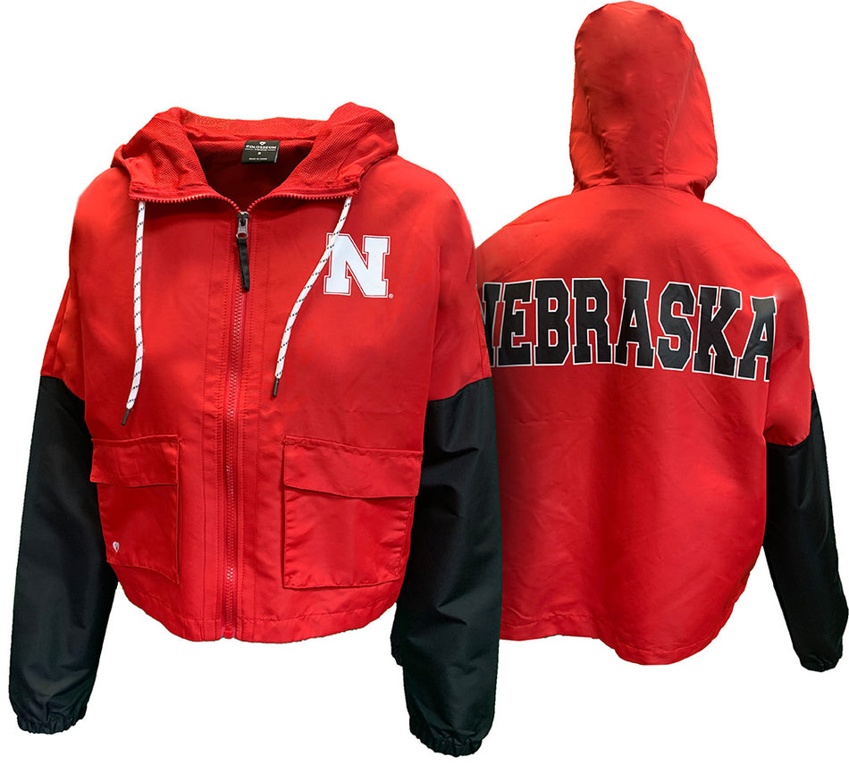Womens Nebraska Rafi FZ Hooded Jacket