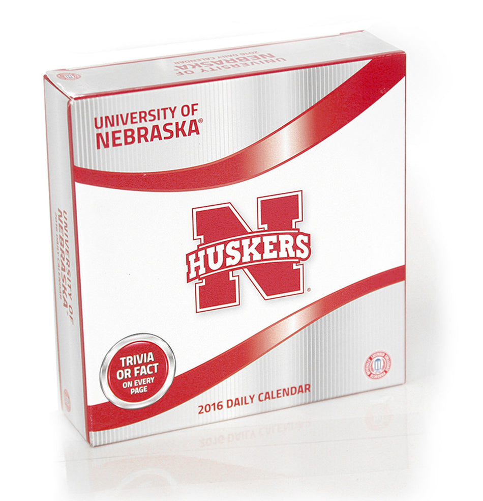 2016 Nebraska Cornhuskers Box Trivia Calendar