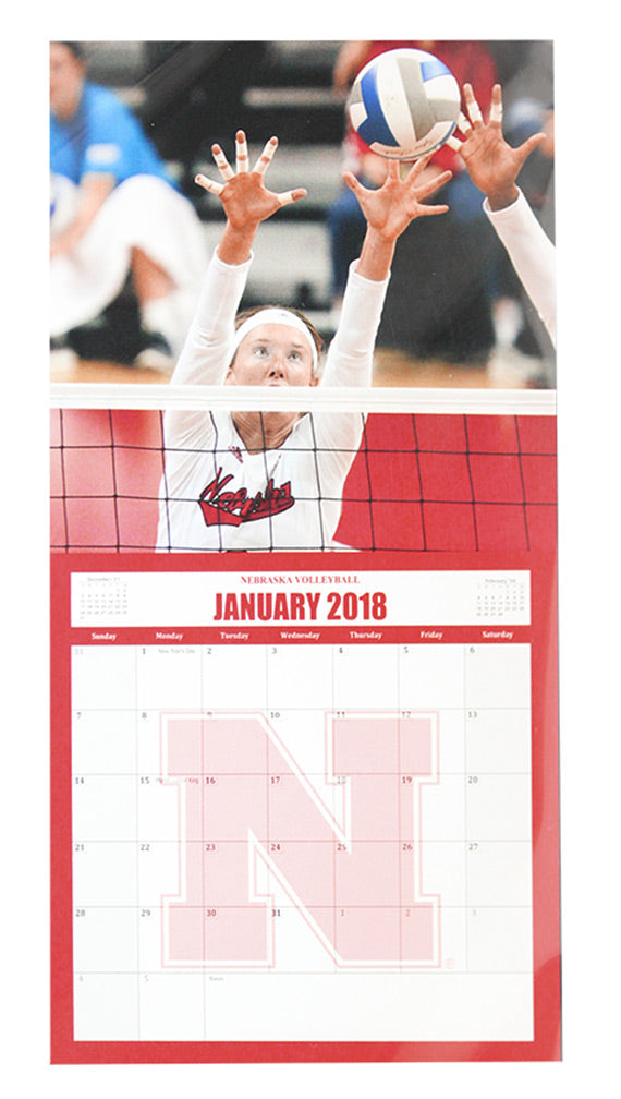 2018 Husker Volleyball Wall Calendar