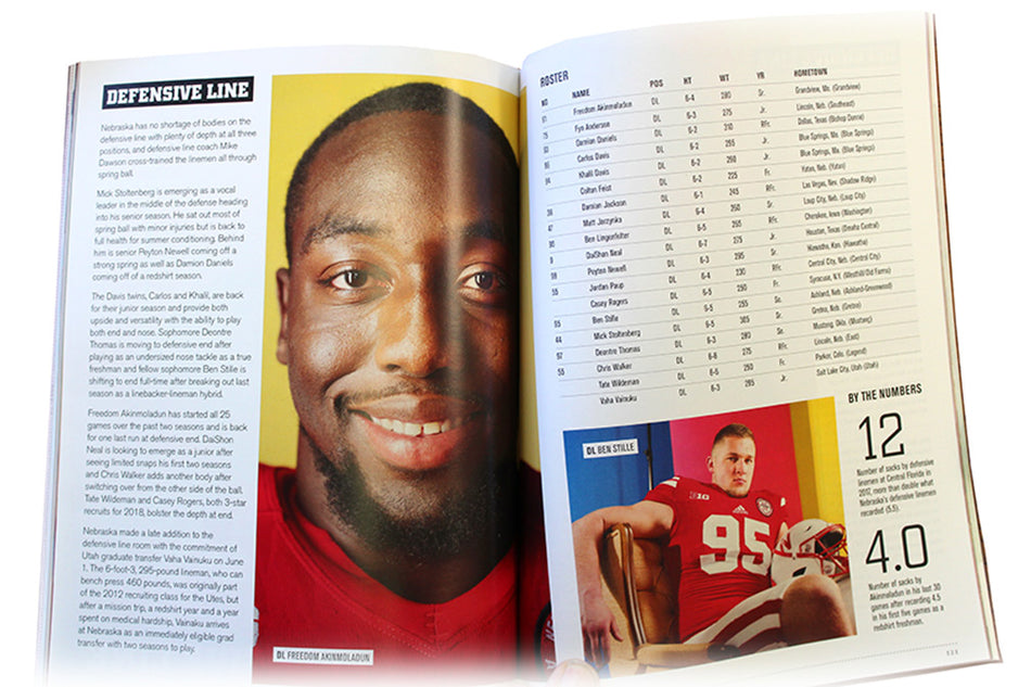 Hail Varsity 2018 Husker Football Yearbook