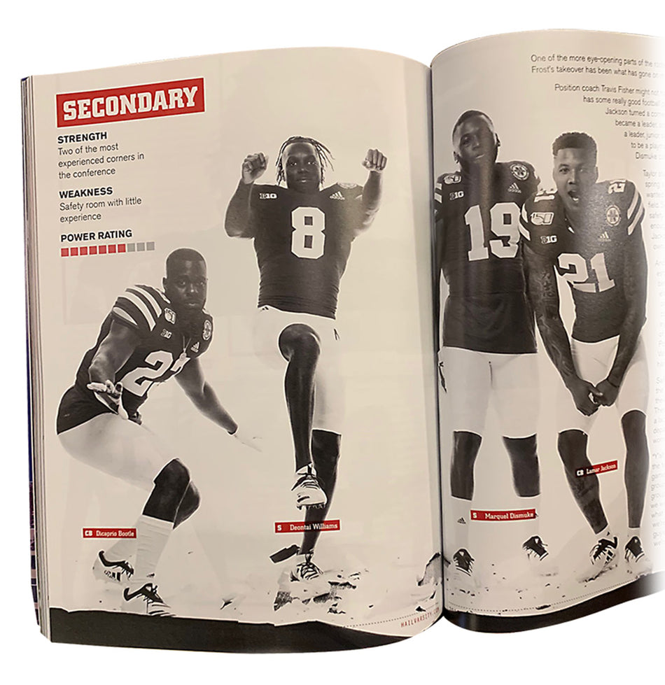 2019 Hail Varsity Nebraska Football Yearbook