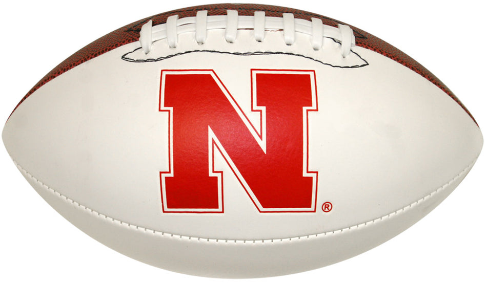 Huskers Autograph White Panel Ball