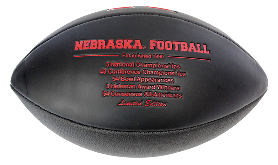 Black Matted Iron N Embossed Autograph Football