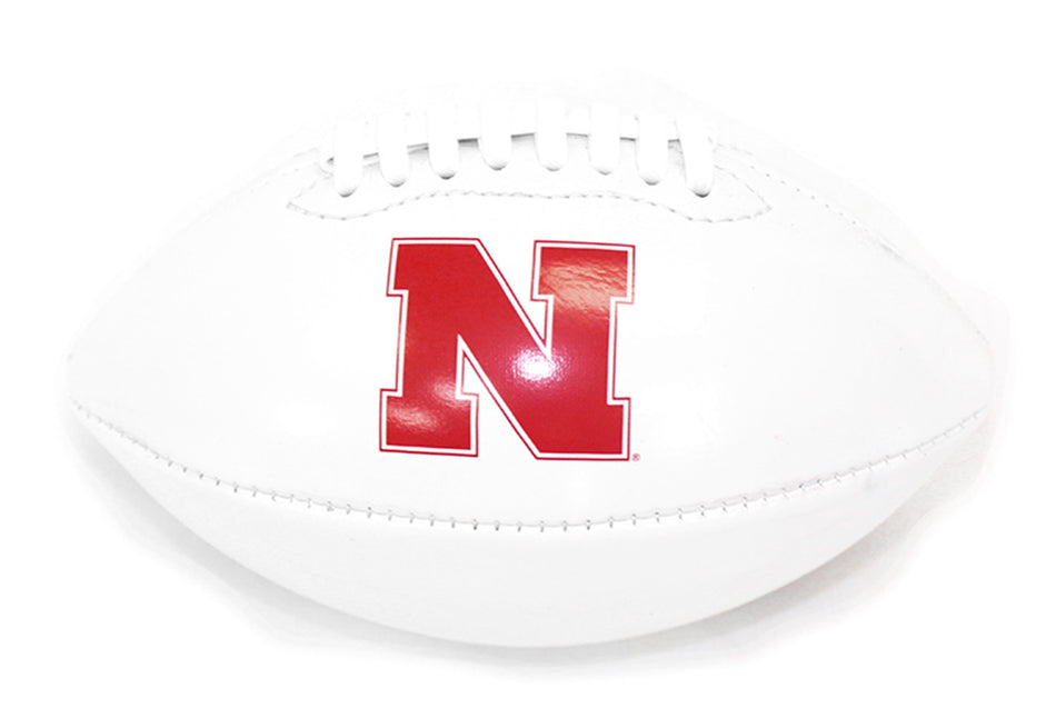 Nebraska Huskers Mini Autograph Football w Pen