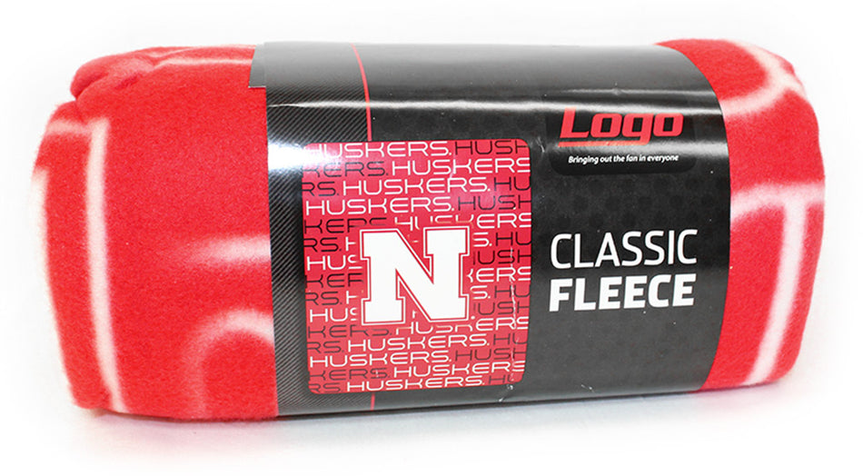Nebraska N Huskers Fleece Throw