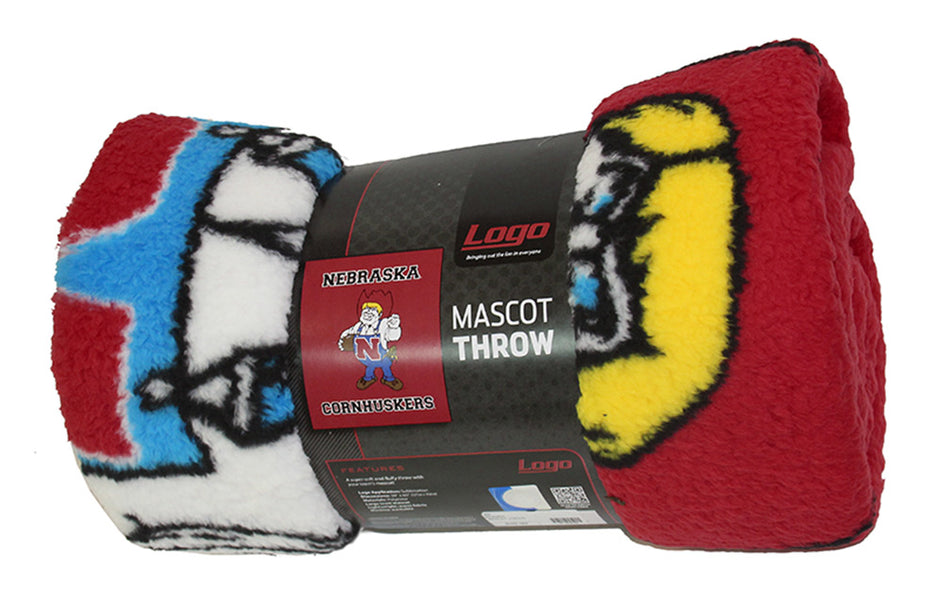 Nebraska Huskers Mascot Throw