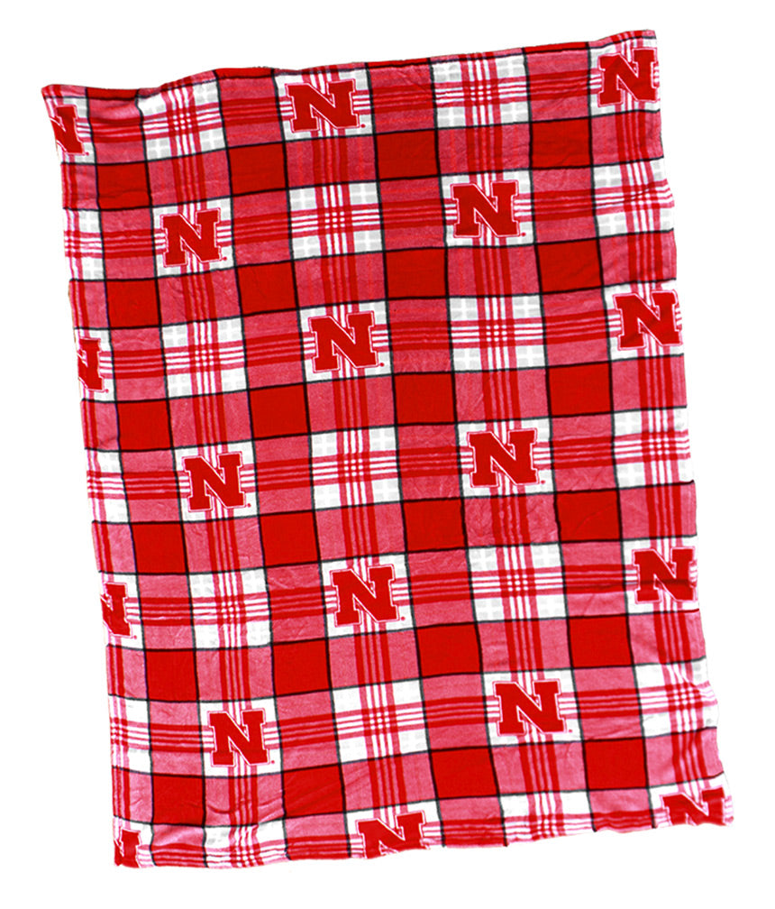 Nebraska XL Fleece Throw