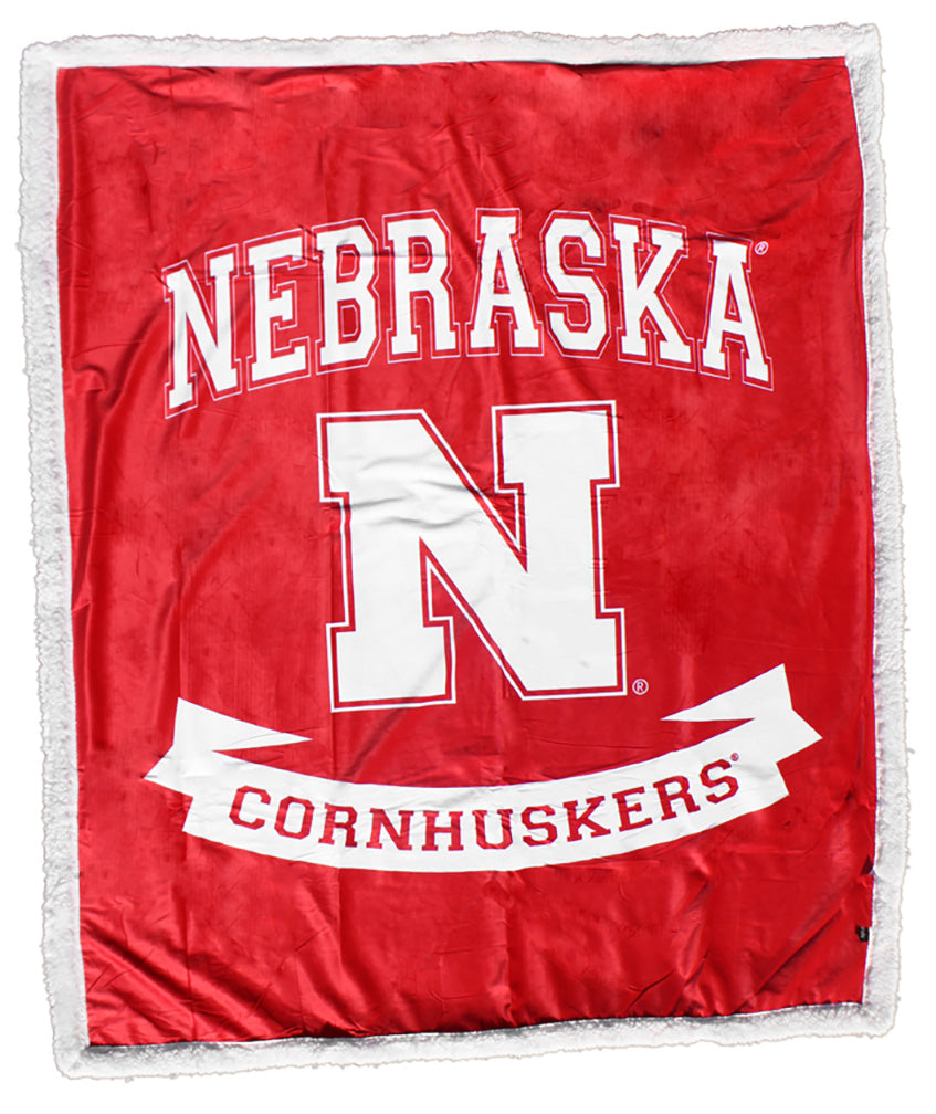 Nebraska Huskers Sherpa Husker Throw