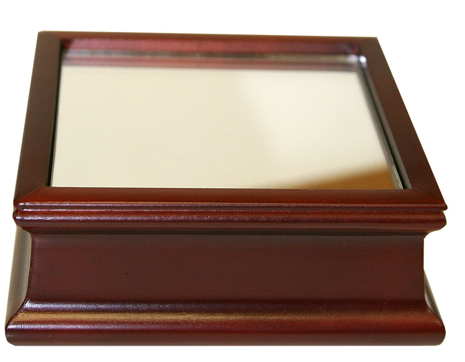 Acrylic Baseball Display Case with Wood Base