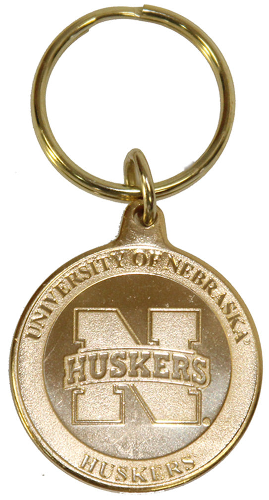 University of Nebraska Bronze Coin Keychain