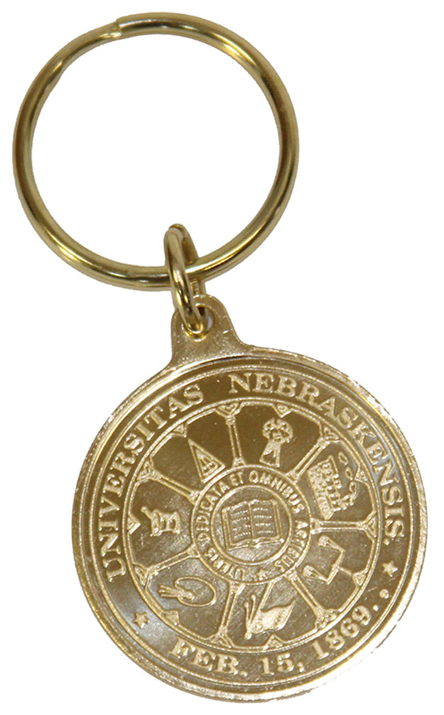 University of Nebraska Bronze Coin Keychain