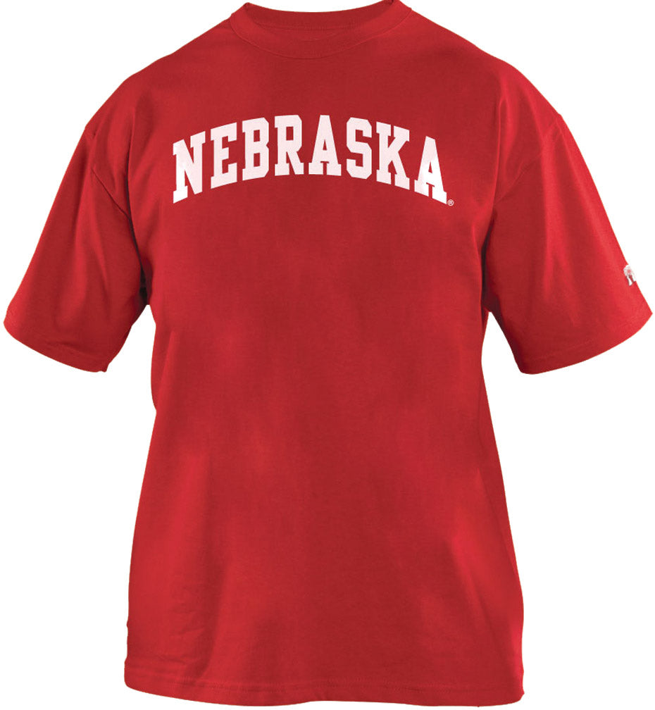BASIC YOUTH RED NEBRASKA TEE