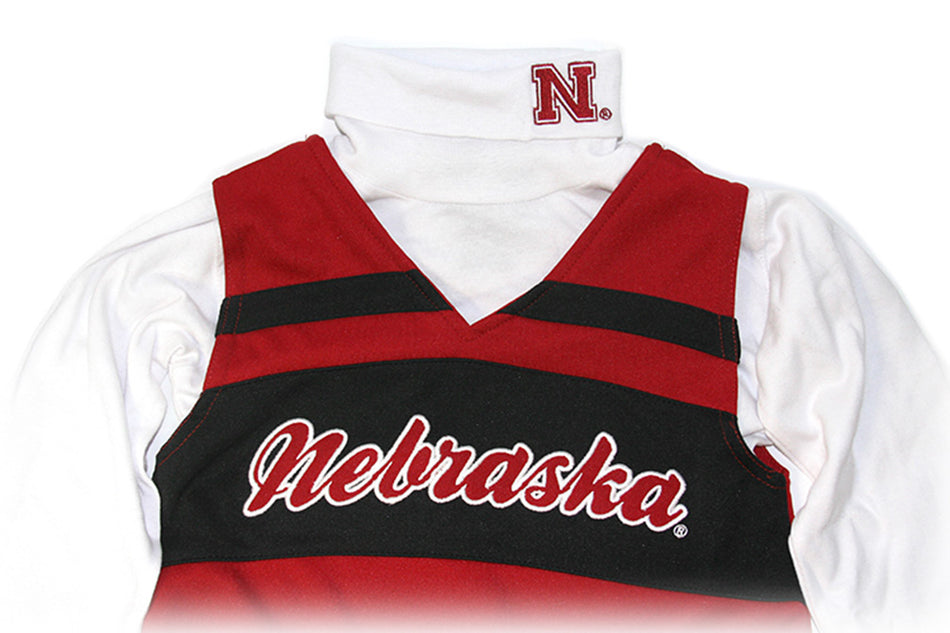 AD TODDLER CHEER DRESS W/ TURTLENECK
